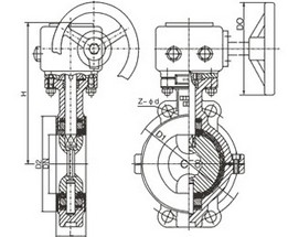 D371F4襯氟蝶閥